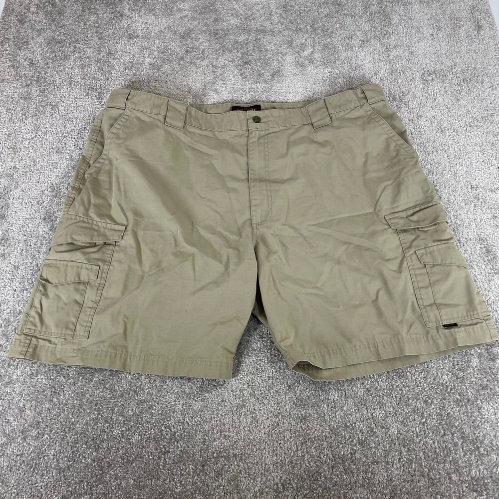 Tru Spec Cargo Shorts Mens 48 x 9 Ripstop Tactical Utility Khaki Tan Outdoor